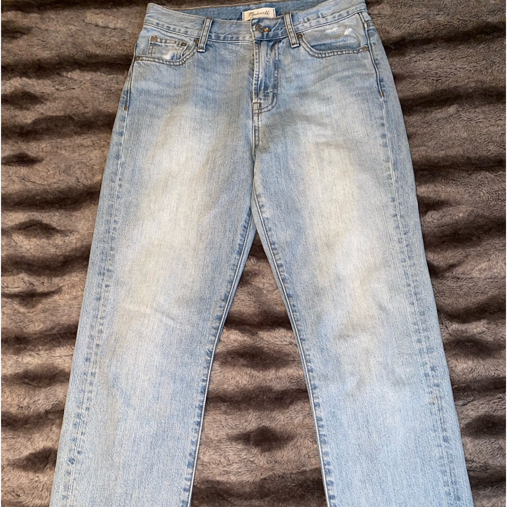Madewell Light Wash The Perfect Vintage Distressed Jeans Size 26